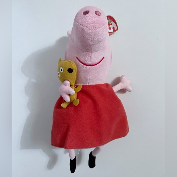 Peppa Pig TY Holding Teddy Plush Toy - Picture 3 of 6